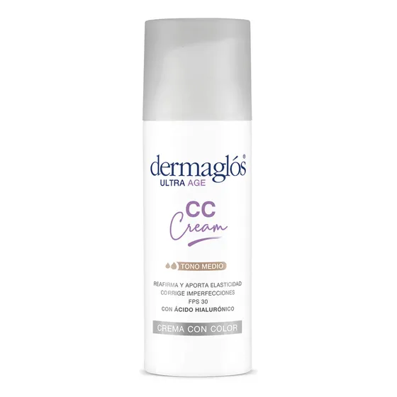 Dermaglós Ultra Age Cc Cream Fps30 Corrige Imperfecciones Tipo De Piel Sensible