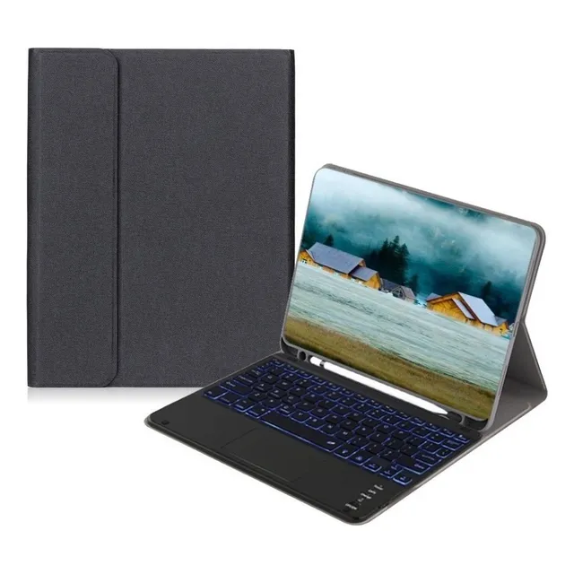 Funda Con Teclado Táctil Rgb For iPad Pro De 12,9 Pulgadas