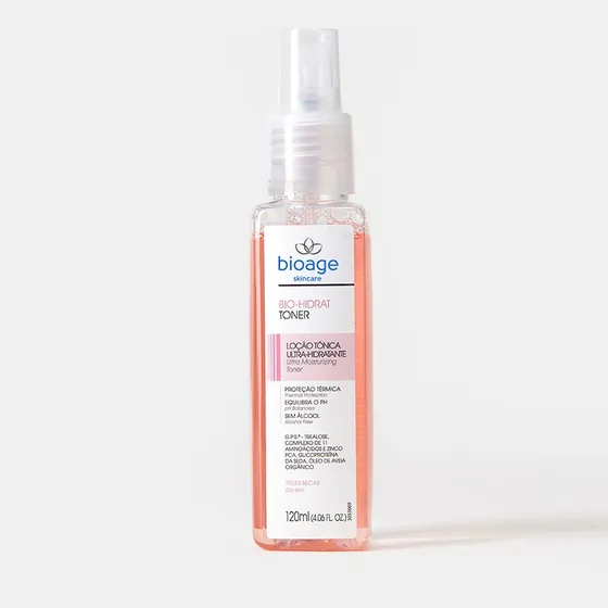 Bio-hidrat Bioage Tônico Facial Ultra-hidratante 120ml Momento de aplicação Dia/Noite Tipo de pele Seca