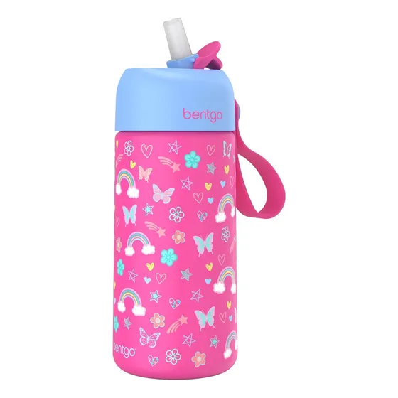 Botella De Agua Bentgo® 14 Oz, Acero Inoxidable, A Prueba De