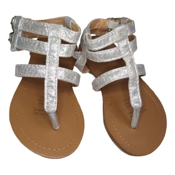 Sandalias Pat Pat Para Niña Color Plata
