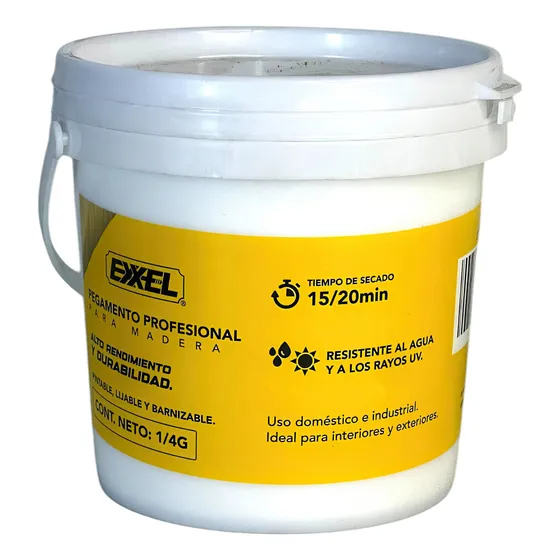 Pega Cola Blanca Para Madera Carpintería 1kg Exxel
