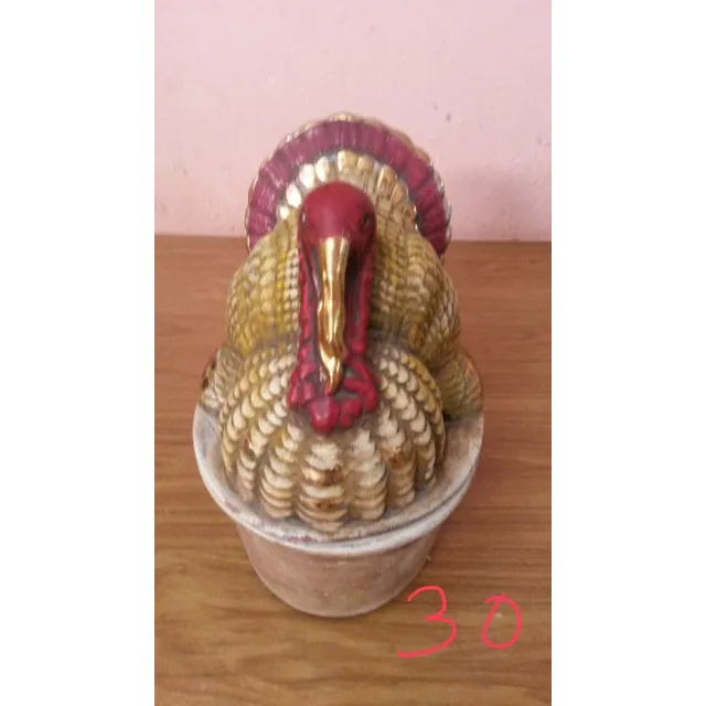 Pavo Real De Ceramica Unico