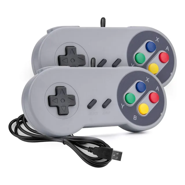 Rii 2 Packs Controlador De Juegos Usb Pc Gp100, Controlador