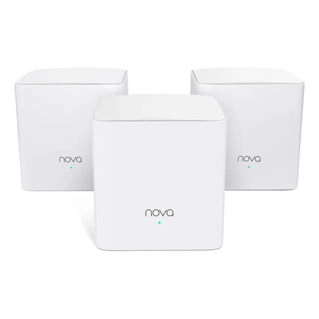 Kit 3 Router Tenda Mesh Nova Mw5g Wi-fi Doble Banda Ac1200