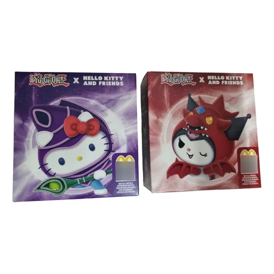 2 Pelucias Yu-gi-oh! Hello Kitty Mc Lanche - Mc Donalds