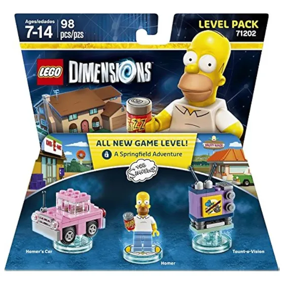 Paquete De Niveles De Los Simpson - Lego Dimensions