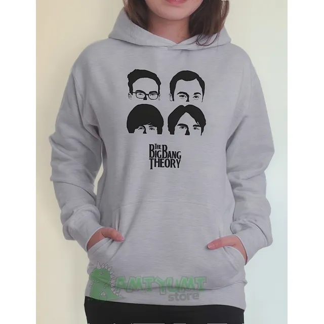 Moletom The Big Bang Theory Série Feminino Canguru Com Capuz
