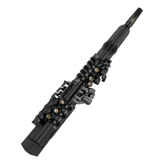Saxofón soprano digital Yamaha Yds 120, color negro
