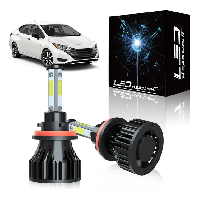 Kit Hiper Led Versa 2020 2021 2022 Bajo/alto/niebla H11 H9