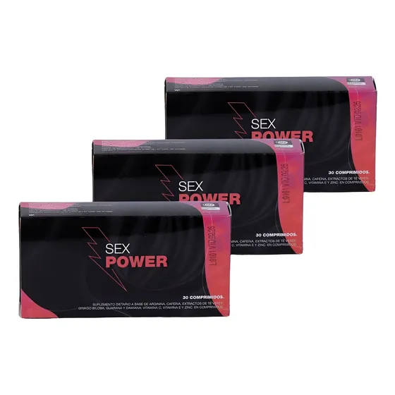 Energizante Vigorizante Sex Power Kit X3u X30 Comprimidos