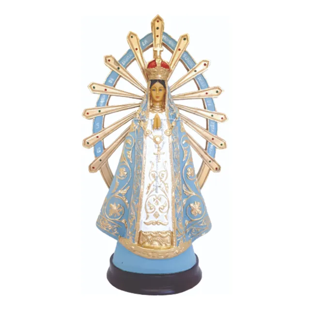 Estatua Imagen Virgen De Luján 30 Cm Pvc Irrompible