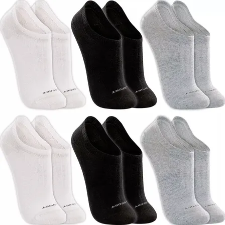 Kit 6 Pares Meias Lupo Sapatilha Invisível Sport Original