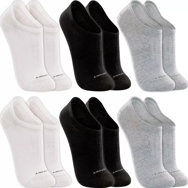 Kit 6 Pares Meias Lupo Sapatilha Invisível Soquete Original