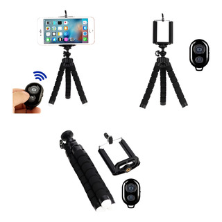 Trípode Pulpo Celular Soporte Cámara Clip Monopié Flexible Trípode Pulpo Celular Soporte Cámara Clip Monopié Flexible