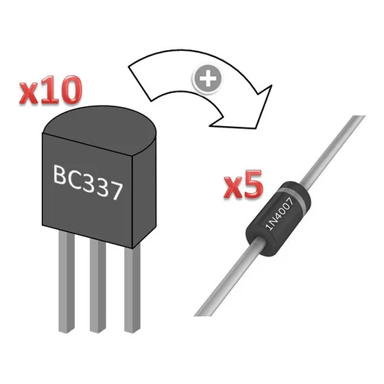 Transistor Uso General Npn Pnp Bjt Encapsulado To-92