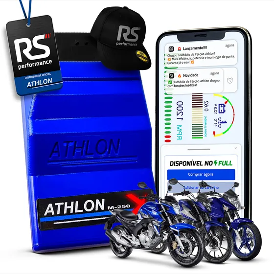 Módulo Injeção Programável M250 P/ Motos Honda Mono Cilindro