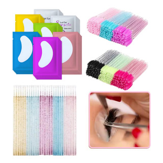 50 Parches De Hidrogel+50 Cepillo Glitter+100 Microbrush 50 Parches De Hidrogel+50 Cepillo Glitter+100 Microbrush