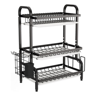 Escurridor De Platos Trastes De Cocina 3 Niveles Acero Escurridor De Platos Trastes De Cocina 3 Niveles Acero