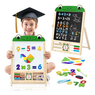 Caballete Magnético De Uso Infantil De Doble Cara Ajustable Caballete Magnético De Uso Infantil De Doble Cara Ajustable