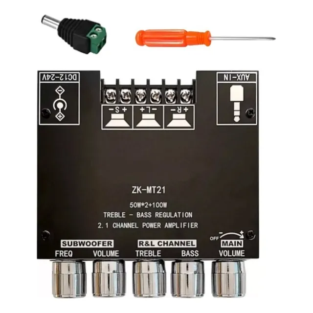 Módulo Amplificador Digital Bluetooth 5.0 De 2.1canalesy200w