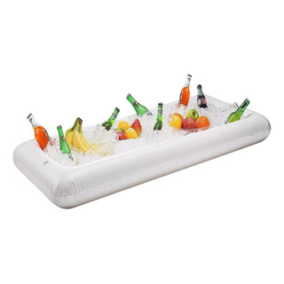 Bandeja Inflable Para Servir Hielo Con Desagüe Bandeja Inflable Para Servir Hielo Con Desagüe