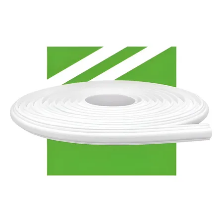 Rodameio Boiserie Moldura Eva Autocolante Rm61 - 10 Metros Branco