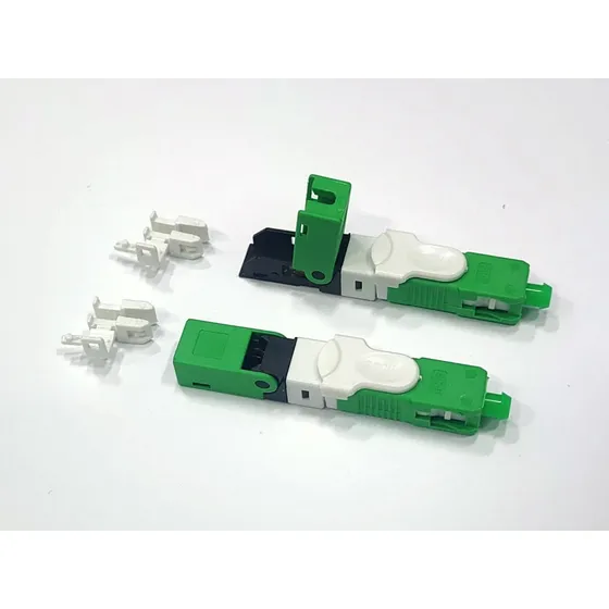 Conector Rapido Fibra Optica Sc/apc Tipo Robocop Ftth 10 Uds