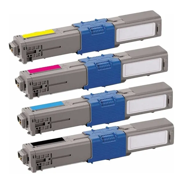 Kit 4 Piezas Toner Compatible Oki C330 C331 Rendimiento 3500 Paginas Mc361 Mc561 Mc362w Mc562 Mc890 Mc950