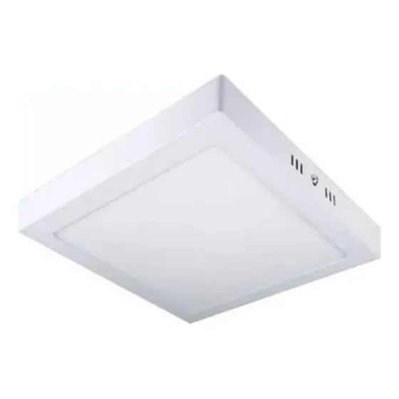 Lampara Techo Led 18w Cuadrado Sobreponer 21cm Lumicraft