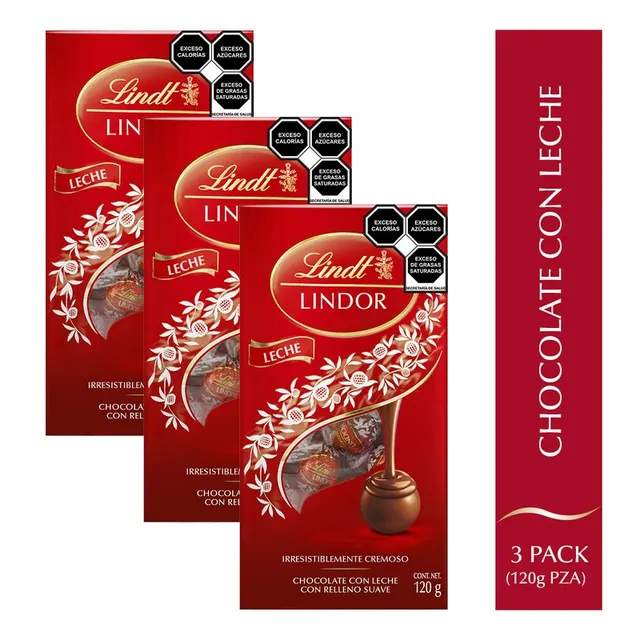 Chocolate Lindt Lindor Bolsa Leche 120g