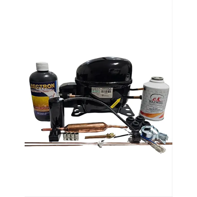 Compresor De Nevera De 1/3 R134 + Combo De Instalación