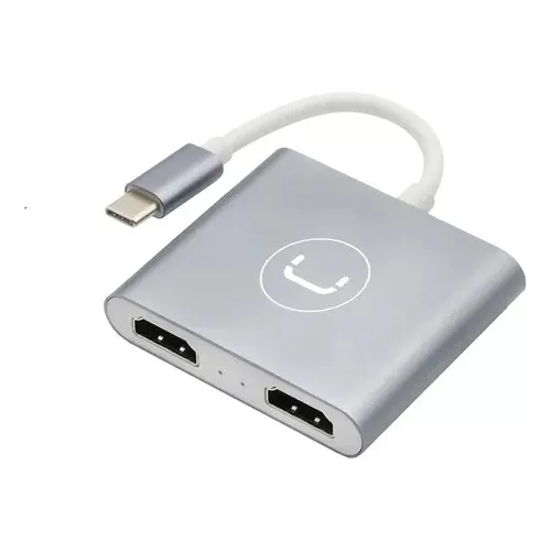 Adaptador Tipo-c A 2 Hdmi Unno Tekno 3.0 Hb1103sv