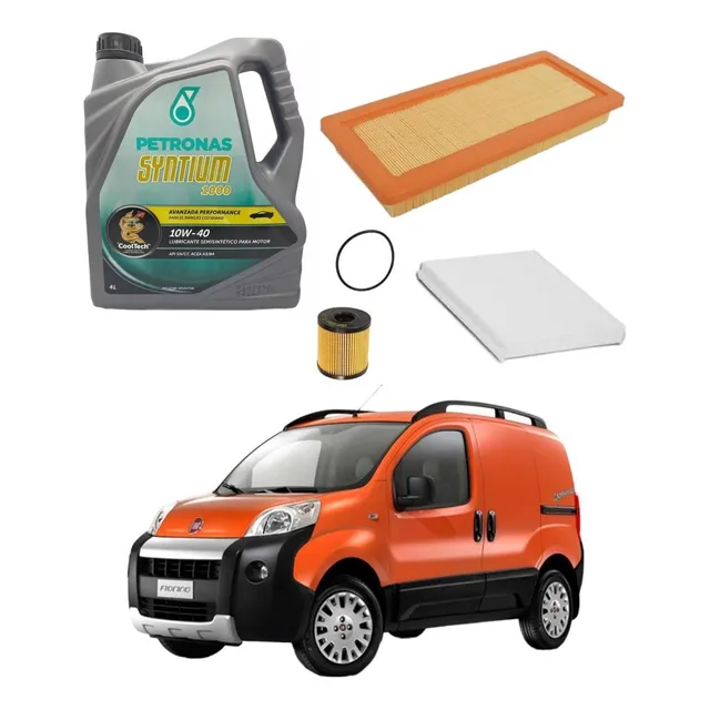 Kit Cambio De Aceite Y Filtros Fiat Qubo 1.4