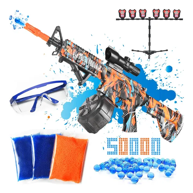 M416 Pistola De Hidrogel De Juguete Con Lanzador Automático