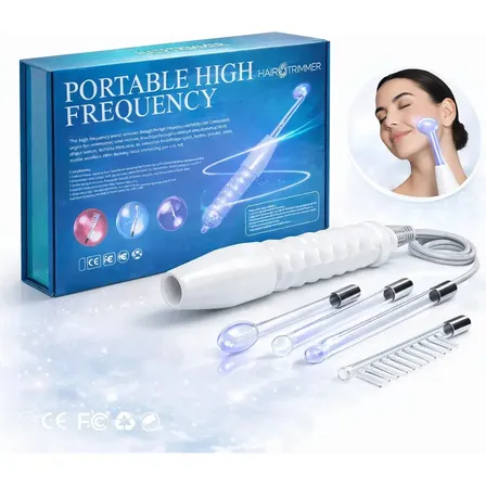 Aparelho De Alta Frequência Portátil Hair Trimmer Bivolt Para Facial E Capilar 127/220v