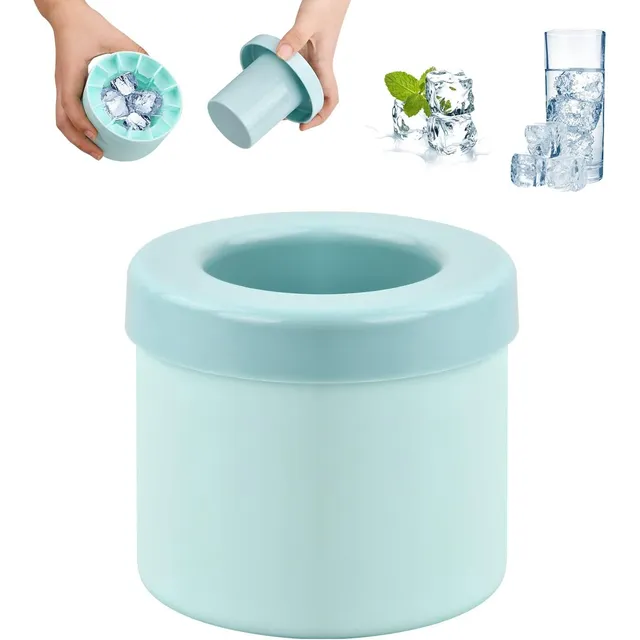 Cubetera, Molde De Silicona Con Forma De Vaso