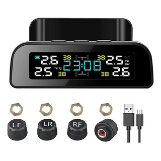Solar Tpms Sistema De Monitoreo De Presión Auto Neumáticos Solar Tpms Sistema De Monitoreo De Presión Auto Neumáticos