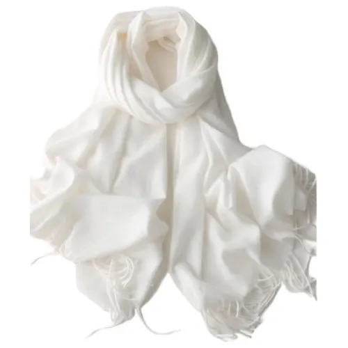 Bufanda Chal Pashmina Color Blanco