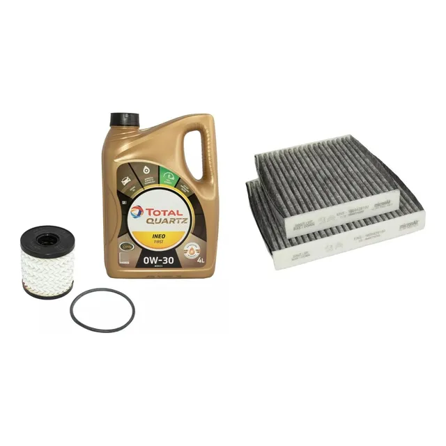 Aceite Ineo 0w30 4 Lt + Filtros Aceite Y Polen 208 1.6 Thp