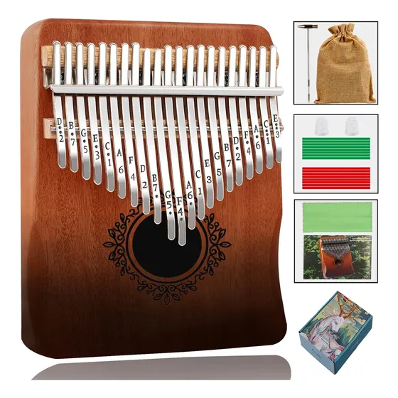 Kalimba 21 Teclas, Calimba, Piano Portátil Kalimba Thumb, Fi