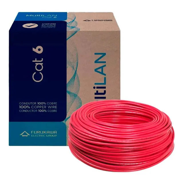 Cable de red Furukawa Multilan Cat6 U/UTP 305 m 23400149