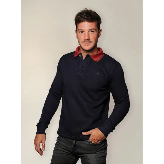 Chomba Manga Larga Hombre Frisa Premium Ghy Polo Club