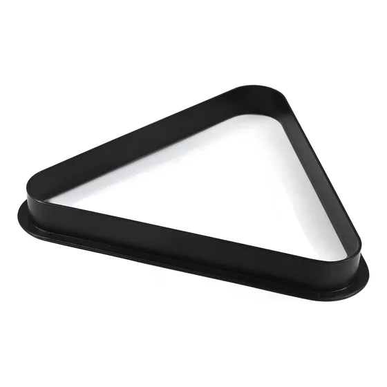 Triangulo Pool Plastico Negro Para 15 Bolas