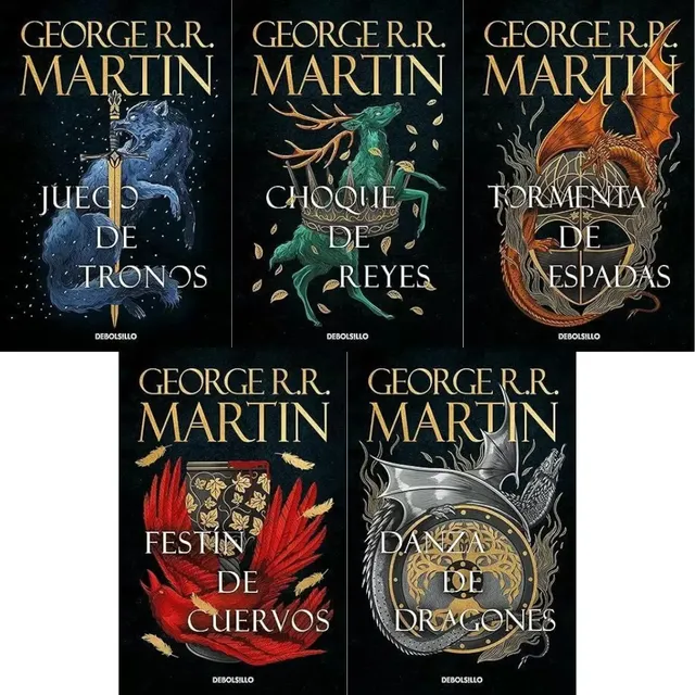 Saga Juego De Tronos. Nueva Edición Debolsillo - 5 Libros