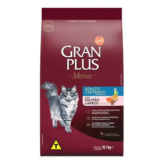 Gran Plus Gato Adulto Castrado 10kg + 1kg De Regalo | Cuotas sin interés