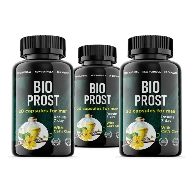 Bio Prost Importado Original Pack X 03 Frascos