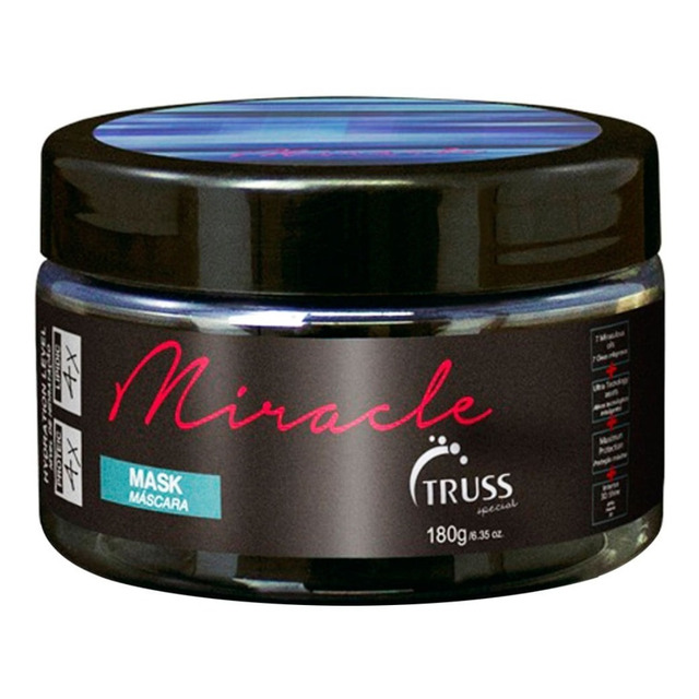 Truss Miracle Truss Máscara De Tratamento - 180g Truss Miracle Truss Máscara De Tratamento - 180g