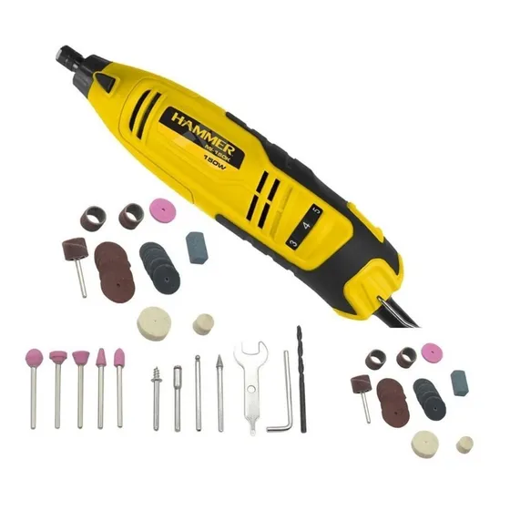 Micro Retífica 110v Power A Melhor Com 80 Acessórios 110v