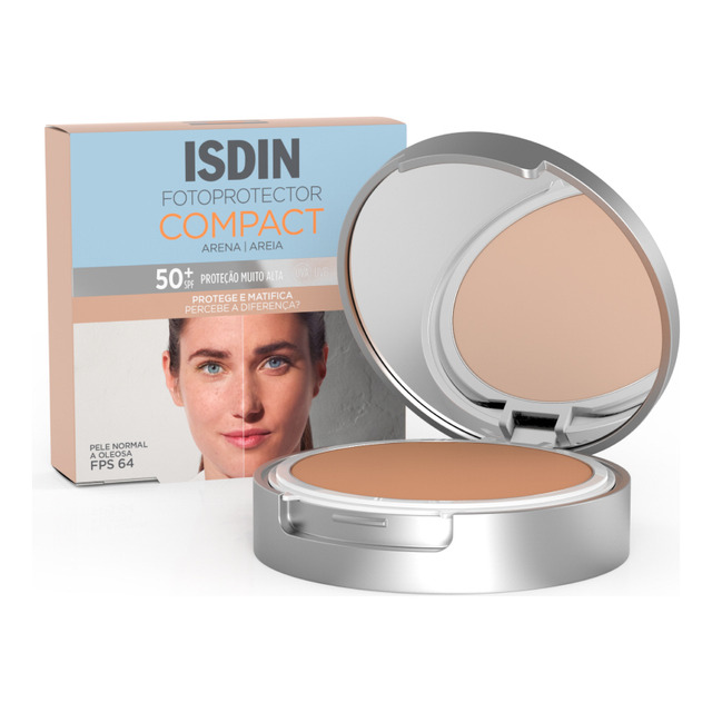 Isdin Protetor Solar Compacto Areia Fps 50 - 10g